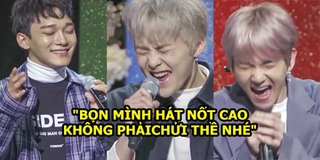 Cười đau bụng với cảnh tượng EXO-CBX khoe giọng đẳng cấp thi hát nốt cao nốt thấp tại buổi showcase