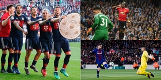 Những khoảnh khắc ấn tượng của bóng đá châu Âu cuối tuần qua: Bayern-liga, Pogba một mình "cân" MC
