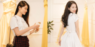 Lơ tin đồn hẹn hò Nhan Phúc Vinh, Nhã Phương tất bật thử đồ dự show của NTK Lê Thanh Hòa