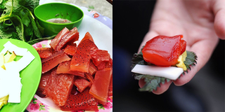 Sứa đỏ - món ngon độc đáo năm nào cũng “hot” tại thủ đô, bạn đã thử chưa?