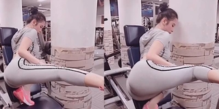 Angela Phương Trinh tiếp tục đăng clip hướng dẫn tập gym khoe vòng 3 căng đét với tư thế khó đỡ