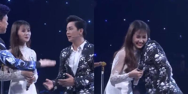 Hoài Lâm tuyên bố đã có vợ, nhất quyết từ chối ôm hot girl trên sóng truyền hình