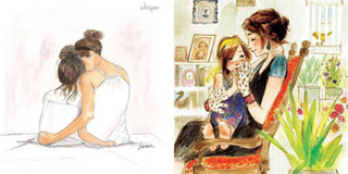 Bộ tranh minh chứng cho việc con gái chính là báu vật của mẹ