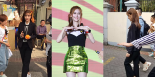 Angela Baby xuất hiện gầy gò trên phim trường khiến fan xót xa
