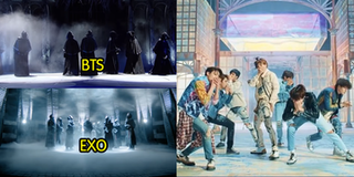 Vừa diễn live Fake Love đầu tiên tại Hàn, BTS đã bị tố nhái ý tưởng của EXO từ 6 năm trước