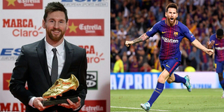 Messi chính thức giành danh hiệu Chiếc Giày Vàng châu Âu