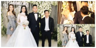 Đàm Thu Trang sánh đôi Cường Đôla tham dự đám cưới của Diệp Lâm Anh và chồng đại gia
