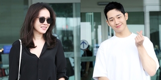 Vừa phủ nhận chuyện tình cảm, Son Ye Jin - Jung Hae In ăn diện đồng điệu đi du lịch