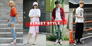 Muôn kiểu street style với áo phông mùa hè của giới trẻ Hàn Quốc