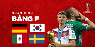Nhận định vòng bảng F World Cup 2018: Tuyển Đức là số 1, đại diện châu Á có thể tạo ra bất ngờ?