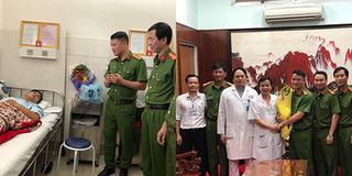 Cảnh sát hình sự, Công an TP.HCM thăm hỏi, động viên các “hiệp sĩ” bị thương ở Sài Gòn
