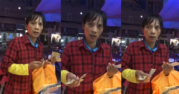 "Chị khờ" bán vé số: Thường xuyên bị gạt tiền vì sợ người ta đưa dư cho mình khiến CĐM thương xót