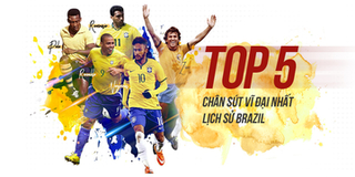 Top 5 chân sút vĩ đại nhất lịch sử đội tuyển Brazil: Chờ ngày Neymar bước vào ngôi đền huyền thoại!