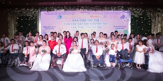 Đám cưới tập thể xúc động của 41 cặp đôi khuyết tật, vậy là từ nay họ đã chính thức "về chung 1 nhà"
