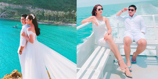 Hoa hậu Đặng Thu Thảo khoe trọn bộ ảnh cưới lung linh với ông xã đại gia