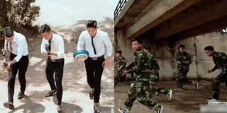 CĐM ghen tị hết nấc với "trường nhà người ta": thực hiện kỷ yếu theo phong cách PUBG kỹ xảo cực ngầu