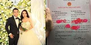 Khắc Việt khoe giấy chứng nhận kết hôn nhưng điều này mới được chú ý hơn cả