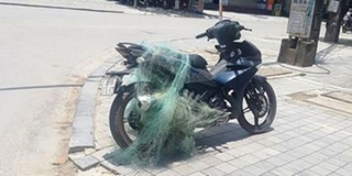 Cảnh sát Thanh Hoá bắn lưới bắt người vi phạm giao thông