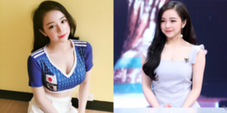 Hot girl ngủ gật khiến khán giả tiếc nuối khi bỏ lỡ buổi bình luận trước trận Nhật Bản - Colombia