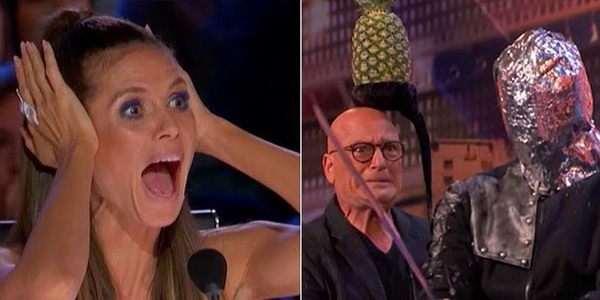 Màn ảo thuật kinh dị nhất Got Talent: Thí sinh đổ sáp nến vào mắt và rút kiếm chém...ban giám khảo