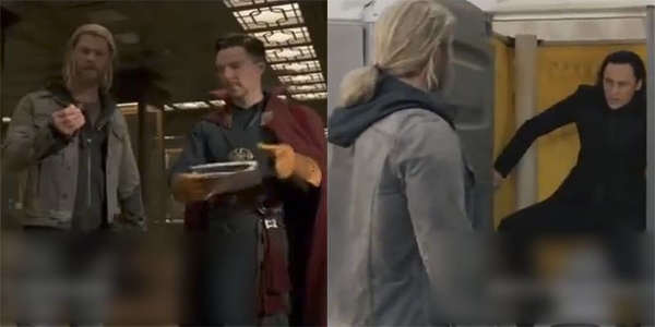 Phân cảnh được thay thế trong Thor 3, Loki bị Dr.Strange nhốt vào nhà vệ sinh