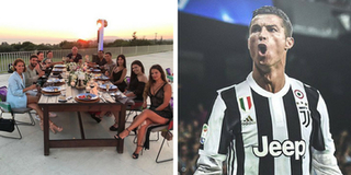 CR7 mở tiệc ăn mừng việc sắp ra mắt màu áo Juventus