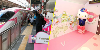 Chuyến tàu Hello Kitty đậm phong cách Nhật Bản chính thức khởi hành