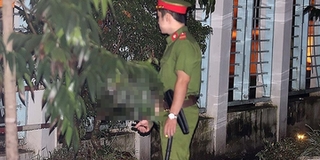 An ninh xuyên đêm canh gác trước cổng Sở Giáo dục Sơn La