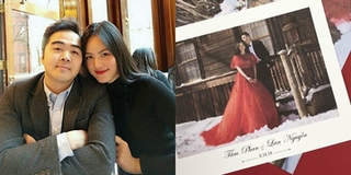 Lộ diện thiệp cưới của Á quân Next Top Tuyết Lan và chồng đại gia