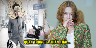 Kim Heechul (Super Junior) và gu thời trang sân bay cực "lạ"