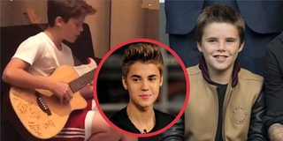 Con trai Victoria Beckham gây bất ngờ khi cover hit của Justin Bieber cực ngọt