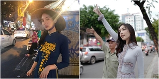 Trái với hành động kém văn hóa của sao Hàn, Nong Poy lại vô cùng thân thiện với fan như thế này