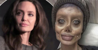 Angelina Jolie phiên bản kinh dị lộ mặt thật khiến cộng đồng mạng giật mình