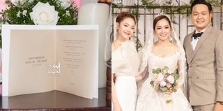 Thực đơn đãi tiệc cưới của em trai Minh Hằng và vợ hot girl có gì hấp dẫn?