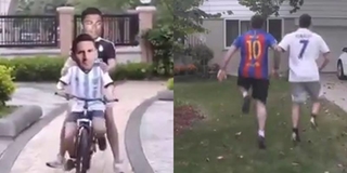 Video chế hài hước Messi và Ronaldo "đi thật xa để trở về" được cộng đồng mạng chia sẻ tấp nập