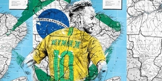 Bộ tranh vẽ ngôi sao World Cup trên nền bản đồ độc - lạ đến từng chi tiết gây ấn tượng CĐM