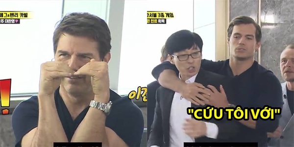Running Man: Tom Cruise thả tim điêu nghệ, Yoo Jae Suk cầu cứu mọi người vì bị Henry Cavill bắt nạt