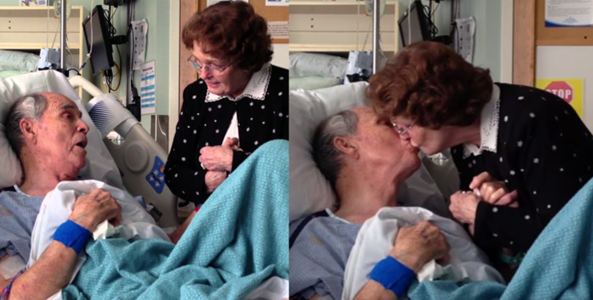 Khoảnh khắc mặn nồng khiến cả thế giới ngưỡng mộ của cặp đôi đã bên nhau 66 năm