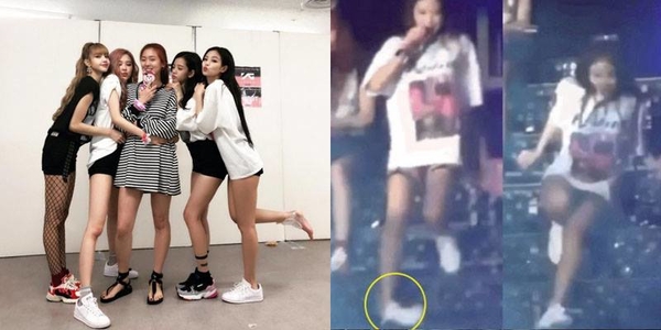 Fan thót tim trước khoảnh khắc Jennie (Black Pink) ngã trẹo chân tại concert ở Nhật Bản