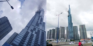 Dân mạng nháo nhào khi thấy tòa nhà cao nhất Việt Nam xuất hiện khói