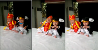 Đường Tăng và Trư Bát Giới phiên bản tí hon, bụ bẫm siêu đáng yêu khiến CĐM phát sốt