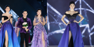 Á hậu Thanh Tú, Diễm Trang diện váy xẻ cao bất tận catwalk