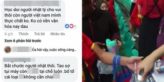 Các "anh hùng bàn phím" mỉa mai CĐV Việt Nam bắt chước người Nhật dọn rác: CĐM bức xúc ném đá dữ dội