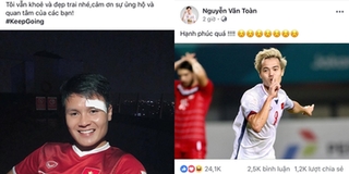 Sau trận đấu lịch sử, đây là những dòng trạng thái được các cầu thủ Olympic Việt Nam post lên MXH