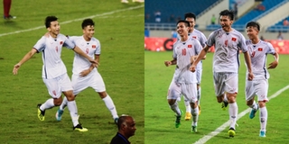 Chùm ảnh: Chỉ cần một cú sút đủ giúp Đoàn Văn Hậu trở thành ngôi sao sáng nhất trận đấu với U23 Oman