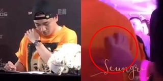 V.I.P nổi giận khi chứng kiến Seungri bị fan cuồng kéo áo tại đêm diễn ở Thượng Hải