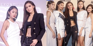 Minh Tú hờ hững eo thon, "đọ dáng" cùng Rima Thanh Vy trên thảm đỏ Asia’s Next Top Model