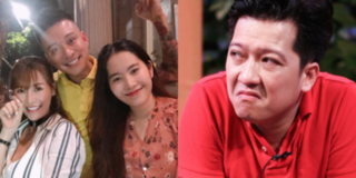 Chụp ảnh với Quế Vân - Nam Em nhưng Tuấn Hưng đang "đá xoáy" Trường Giang thì phải