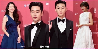 Dàn sao khủng hội ngộ trên thảm đỏ Seoul Drama Awards 2018