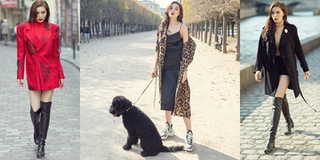 Hoa hậu Kỳ Duyên khoe street style cuốn hút trên đường phố Paris